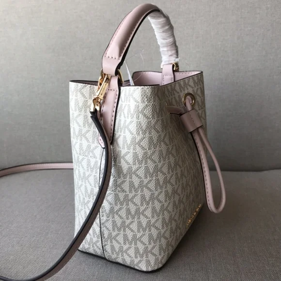 MK Women's Bag Portable Crossbody Bag Drawstring Bucket Bag - Picture 5 of 8